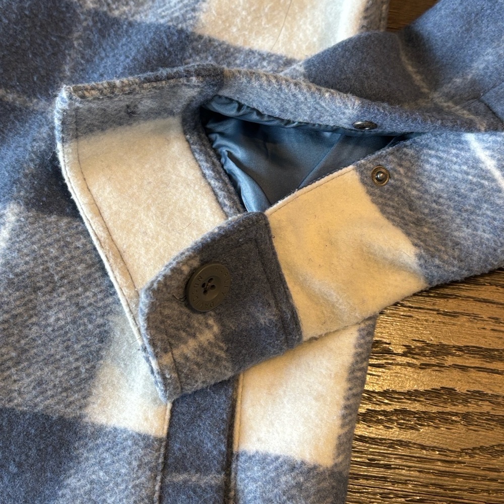 Harley-Davidson Blue and White Plaid Utility Jacket Women’s Medium - Picture 11 of 14